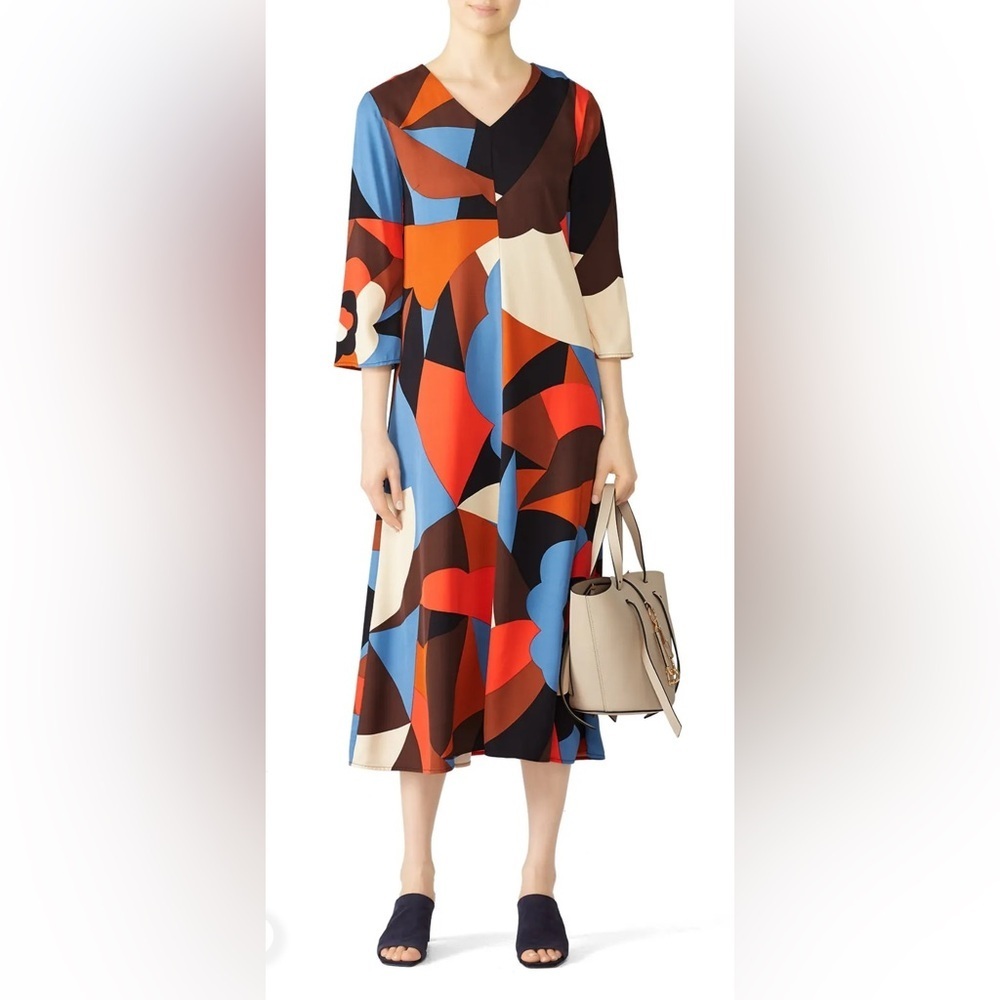 STINE GOYA Cantelle Midi Dress, Size L